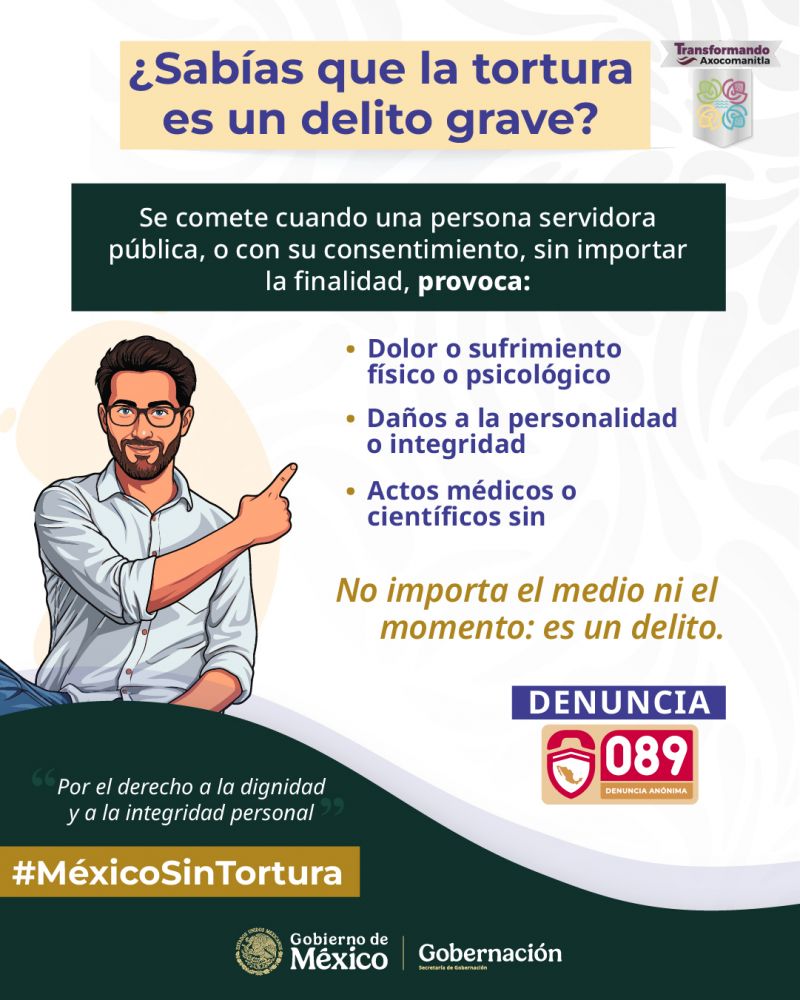 La tortura es un delito.